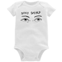 Body Bebê Eyes Stay Sharp - Foca na Moda