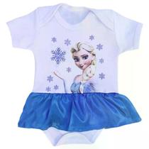 Body Bebê Fantasia da Princesa Frozen Para o Halloween Body Bebê Fantasia da Princesa Frozen Para o Halloween