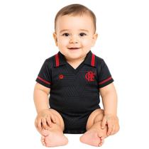 Body Bebê Flamengo Rubro Negro Oficial Torcida Baby