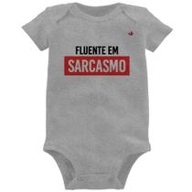 Body Bebê Fluente em sarcasmo - Foca na Moda