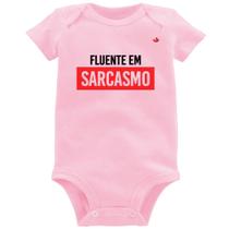 Body Bebê Fluente em sarcasmo - Foca na Moda