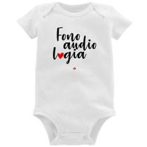 Body Bebê Fonoaudiologia por amor - Foca na Moda