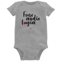 Body Bebê Fonoaudiologia por amor - Foca na Moda
