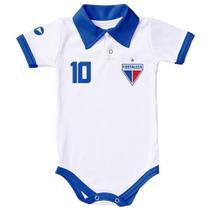 Body Bebê Fortaleza Gola Polo Torcida Baby Oficial