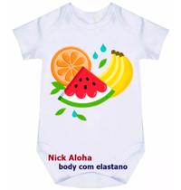 body bebê frutas cód 9656