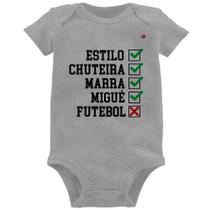 Body Bebê Futebol que é bom, nada - Foca na Moda