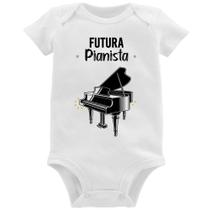 Body Bebê Futura Pianista - Foca na Moda