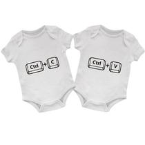 Body Bebê Gêmeos CTRL C CTRL V