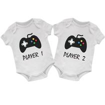 Body Bebê Gêmeos Player 1 e Player 2 Body Bebê Gêmeos Player 1 e Player 2