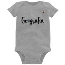 Body Bebê Geografia - Foca na Moda