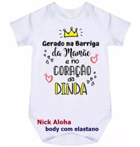 body bebê gerado na barriga da mamãe e no coração da dinda cód 9655