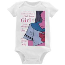 Body Bebê Girl From Village To City - Foca na Moda Body Bebê Girl From Village To City - Foca na Moda