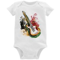 Body Bebê Guitarra Reggae - Foca na Moda