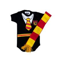 Body Bebe - Harry Potter + Cachecol - Temático - Mesversário