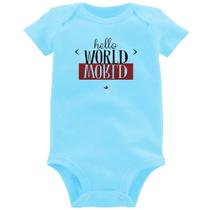 Body Bebê Hello World - Foca na Moda