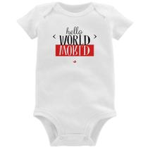 Body Bebê Hello World - Foca na Moda