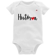 Body Bebê História por amor - Foca na Moda