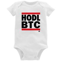Body Bebê Hodl BTC - Foca na Moda Body Bebê Hodl BTC - Foca na Moda