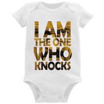 Body Bebê I Am The One Who Knocks - Foca na Moda Body Bebê I Am The One Who Knocks - Foca na Moda