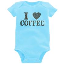 Body Bebê I Love Coffee - Foca na Moda