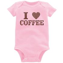 Body Bebê I Love Coffee - Foca na Moda
