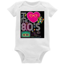 Body Bebê I Love the 80's - Foca na Moda