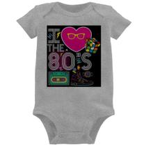 Body Bebê I Love the 80's - Foca na Moda