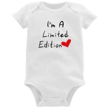 Body Bebê I'm A Limited Edition - Foca na Moda