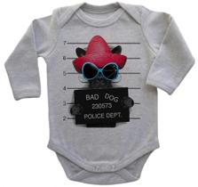Body Bebe Infantil Bad Dog Cachorro Cao Police Dept