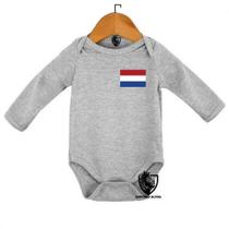 Body Bebe Infantil Bandeira Holanda Netherlands Body Bebe Infantil Bandeira Holanda Netherlands