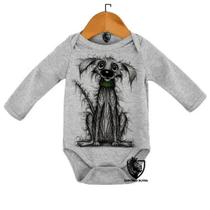 Body Bebe Infantil Cachorro Cao Dog Vira Lata Cusco Cachorrinho