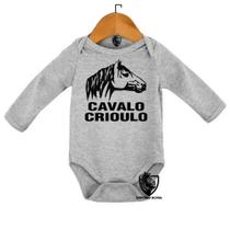 Body Bebe Infantil Cavalo Crioulo Rio Grande do Sul Rs Body Bebe Infantil Cavalo Crioulo Rio Grande do Sul Rs
