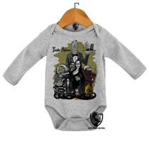 Body Bebe Infantil Familia Addams Pintura Seriado Body Bebe Infantil Familia Addams Pintura Seriado