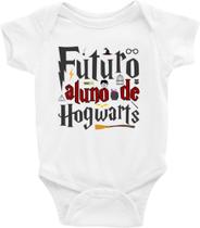 Body Bebê Infantil Futuro Aluno de Hogwarts - TAMANHO RN