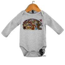 Body Bebe Infantil Hanna Barbera Ze Colmeia Fred Barney Tom Jerry Turma