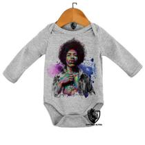 Body Bebe Infantil Jimmy Hendrix Colorido Rock Guitarra Body Bebe Infantil Jimmy Hendrix Colorido Rock Guitarra