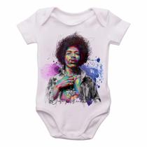 Body Bebe Infantil Jimmy Hendrix Colorido Rock Guitarra Body Bebe Infantil Jimmy Hendrix Colorido Rock Guitarra
