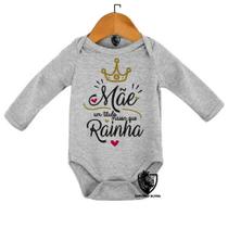 Body Bebe Infantil Mae Rainha Dia Das Maes Body Bebe Infantil Mae Rainha Dia Das Maes