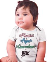 Body Bebê Infantil Mamãe + Papai + Quarentena = Eu Branca
