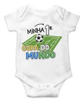 Body Bebê Infantil Minha Primeira Copa Do Mundo