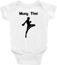 Body Bebê Infantil Muay Thai - TAMANHO RN