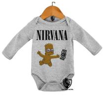 Body Bebe Infantil Nirvana Bart Simpsons Dolar