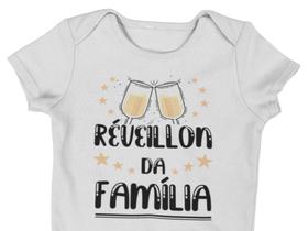 Body Bebê Infantil Réveillon da Família Branca Body Bebê Infantil Réveillon da Família Branca
