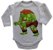 Body Bebe Infantil Roupa Crianca Blanka Street Fighter Brasil Body Bebe Infantil Roupa Crianca Blanka Street Fighter Brasil