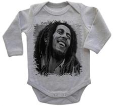 Body Bebe Infantil Roupa Crianca Bob Marley Black Whithe Reggae Body Bebe Infantil Roupa Crianca Bob Marley Black Whithe Reggae