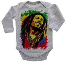 Body Bebe Infantil Roupa Crianca Bob Marley Colorido Reggae Body Bebe Infantil Roupa Crianca Bob Marley Colorido Reggae