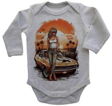 Body Bebe Infantil Roupa Crianca Carro Antigo Corvete Praia Sol Body Bebe Infantil Roupa Crianca Carro Antigo Corvete Praia Sol
