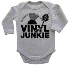Body Bebe Infantil Roupa Crianca Dj Musica Vinil Junkie Hip Hop Dance Trance