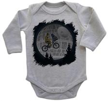 Body Bebe Infantil Roupa Crianca Et Estrela da Morte Body Bebe Infantil Roupa Crianca Et Estrela da Morte