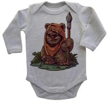 Body Bebe Infantil Roupa Crianca Ewoks Urso Body Bebe Infantil Roupa Crianca Ewoks Urso